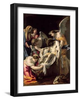The Entombment of Christ-Simon Vouet-Framed Giclee Print