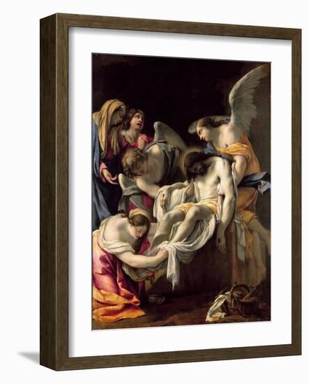 The Entombment of Christ-Simon Vouet-Framed Giclee Print