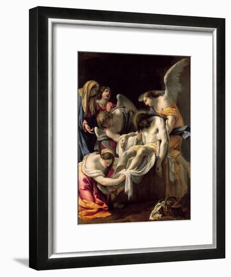 The Entombment of Christ-Simon Vouet-Framed Giclee Print