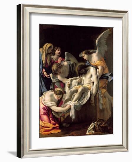 The Entombment of Christ-Simon Vouet-Framed Giclee Print