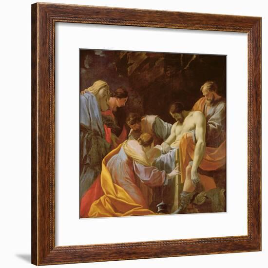 The Entombment of Christ-Simon Vouet-Framed Giclee Print