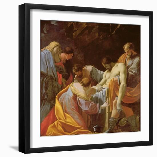The Entombment of Christ-Simon Vouet-Framed Giclee Print