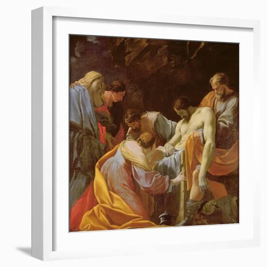 The Entombment of Christ-Simon Vouet-Framed Giclee Print