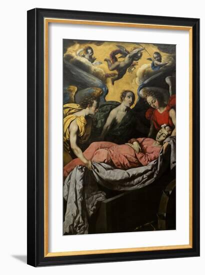 The Entombment of St. Catharine of Alexandria on Mount Sinai-Francisco de Zurbaran-Framed Giclee Print