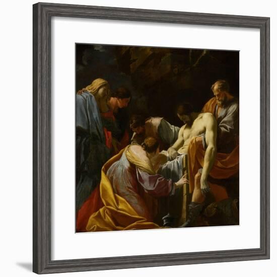 The Entombment-Simon Vouet-Framed Giclee Print