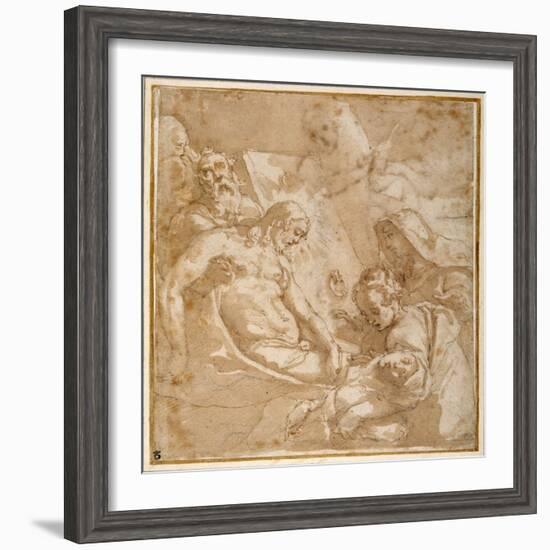 The Entombment-Raffaellino Da Reggio-Framed Giclee Print