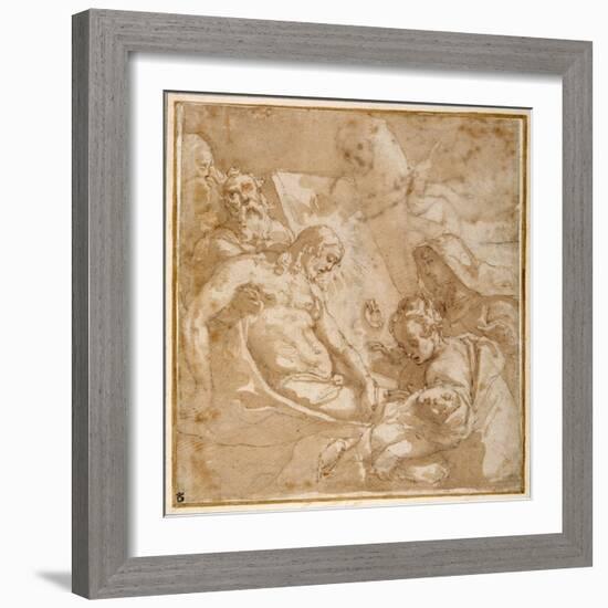 The Entombment-Raffaellino Da Reggio-Framed Giclee Print