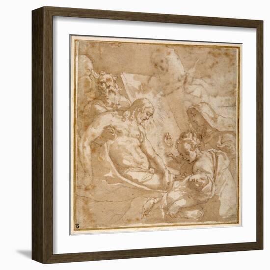 The Entombment-Raffaellino Da Reggio-Framed Giclee Print