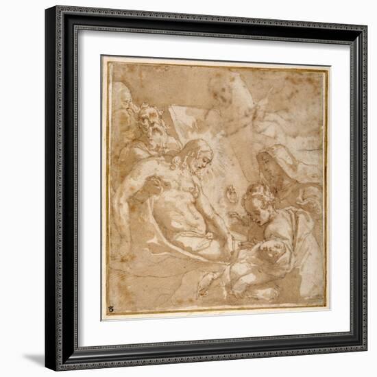 The Entombment-Raffaellino Da Reggio-Framed Giclee Print