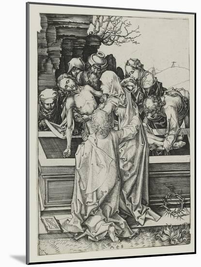 The Entombment-Martin Schongauer-Mounted Giclee Print