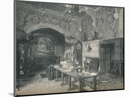 The Entrance Hall of Stanmore Hall, c1891-Unknown-Mounted Photographic Print