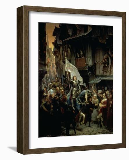 The Entrance of Joan of Arc into Orleans on 8th May 1429-Jean-jacques Scherrer-Framed Giclee Print