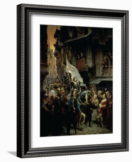 The Entrance of Joan of Arc into Orleans on 8th May 1429-Jean-jacques Scherrer-Framed Giclee Print