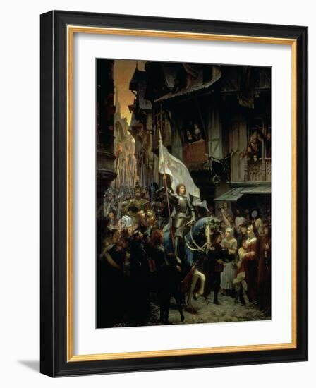 The Entrance of Joan of Arc into Orleans on 8th May 1429-Jean-jacques Scherrer-Framed Giclee Print