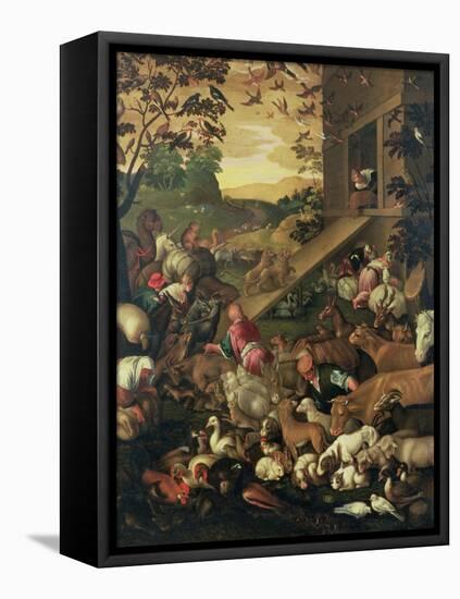 The Entrance of the Animals into the Ark-Jacopo Bassano-Framed Premier Image Canvas