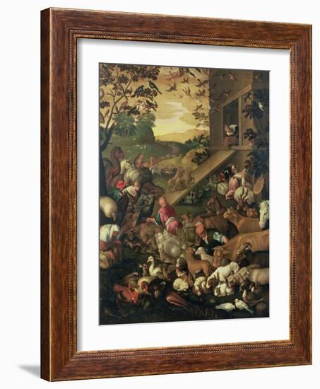 The Entrance of the Animals into the Ark-Jacopo Bassano-Framed Giclee Print