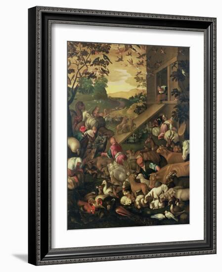 The Entrance of the Animals into the Ark-Jacopo Bassano-Framed Giclee Print