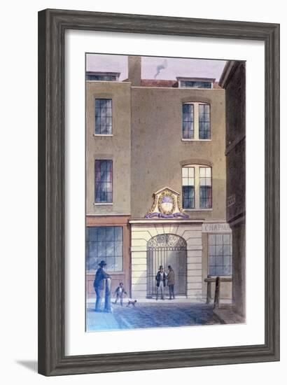 The Entrance to Bakers'Hall, 1855-Thomas Hosmer Shepherd-Framed Giclee Print