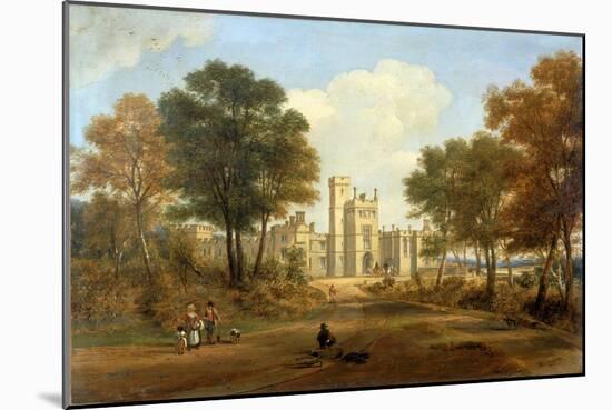 The Entrance to Beaufront Castle, 1845-John Wilson Carmichael-Mounted Giclee Print
