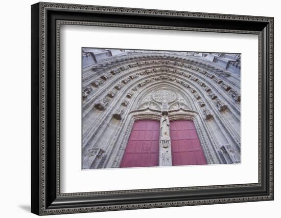 The Entrance to Cathedral of Saint Paul and Saint Peter, Loire-Atlantique, France-Julian Elliott-Framed Photographic Print