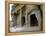 The entrance to one of the cave temples at Tianlong Shan, perched high on the cliff face-Werner Forman-Framed Premier Image Canvas