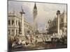 The Entrance to St Mark's Square, Venice-Samuel Prout-Mounted Giclee Print