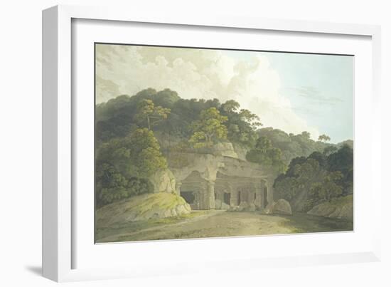 The Entrance to the Elephanta Cave-Thomas & William Daniell-Framed Giclee Print