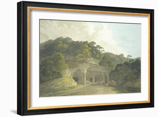 The Entrance to the Elephanta Cave-Thomas & William Daniell-Framed Giclee Print