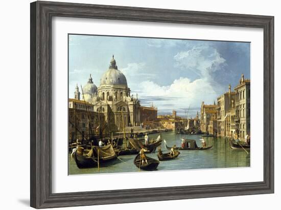 The Entrance to the Grand Canal, Venice, Ca 1730-Canaletto-Framed Giclee Print