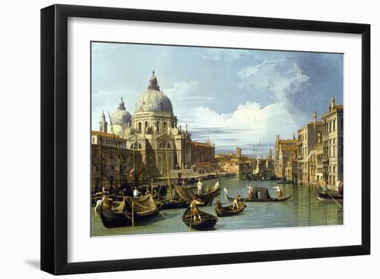 The Entrance to the Grand Canal, Venice, Ca 1730-Canaletto-Framed Giclee Print