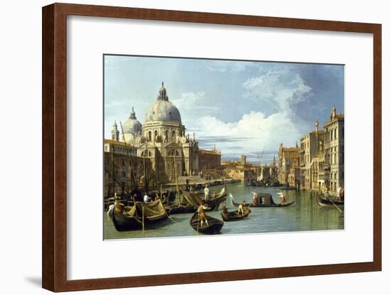 The Entrance to the Grand Canal, Venice, Ca 1730-Canaletto-Framed Giclee Print