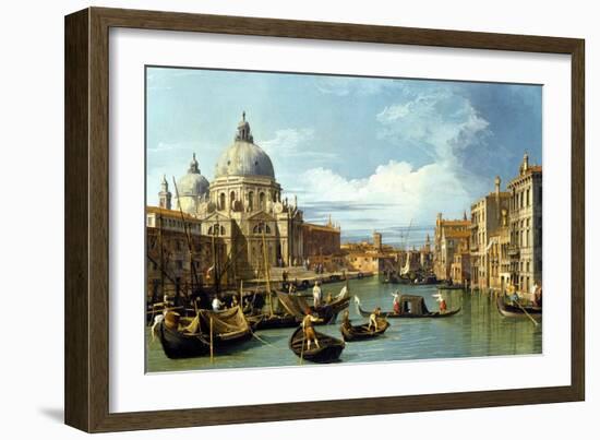 The Entrance to the Grand Canal, Venice-Canaletto-Framed Giclee Print