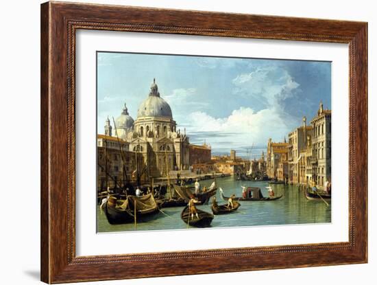 The Entrance to the Grand Canal, Venice-Canaletto-Framed Giclee Print