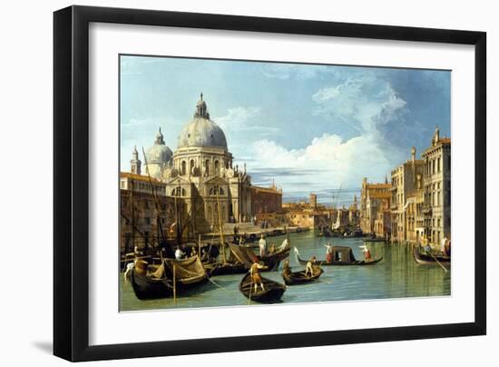 The Entrance to the Grand Canal, Venice-Canaletto-Framed Giclee Print