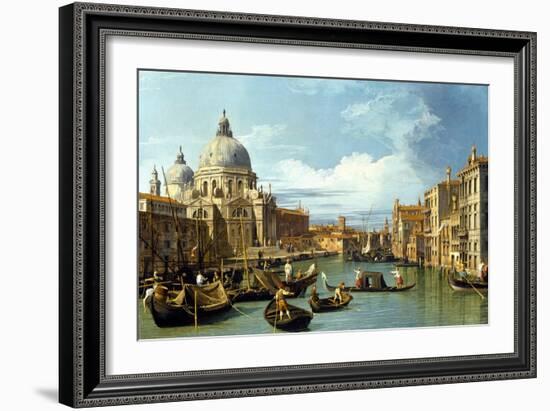 The Entrance to the Grand Canal, Venice-Canaletto-Framed Giclee Print