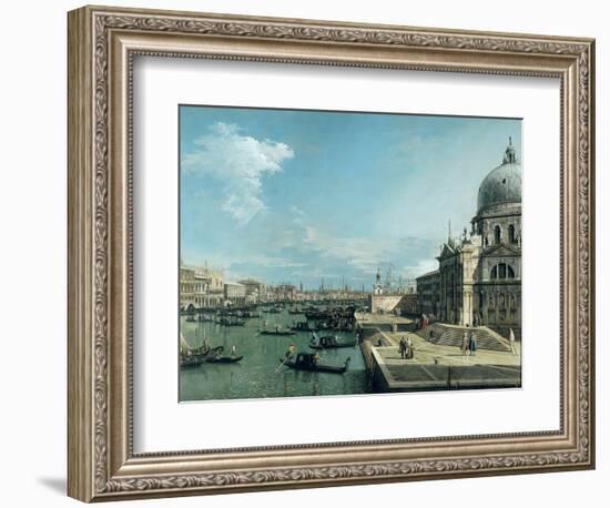 The Entrance to the Grand Canal, Venice-Canaletto-Framed Giclee Print