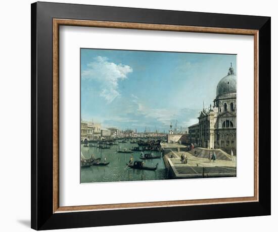 The Entrance to the Grand Canal, Venice-Canaletto-Framed Giclee Print