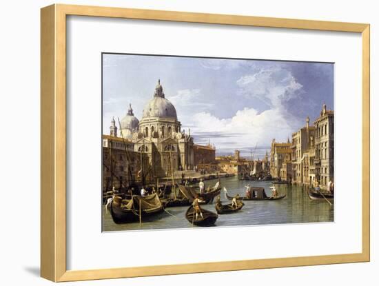 The Entrance to the Grand Canal-Canaletto-Framed Giclee Print