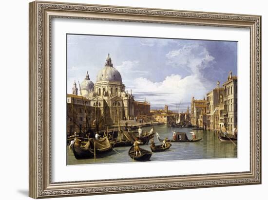 The Entrance to the Grand Canal-Canaletto-Framed Giclee Print