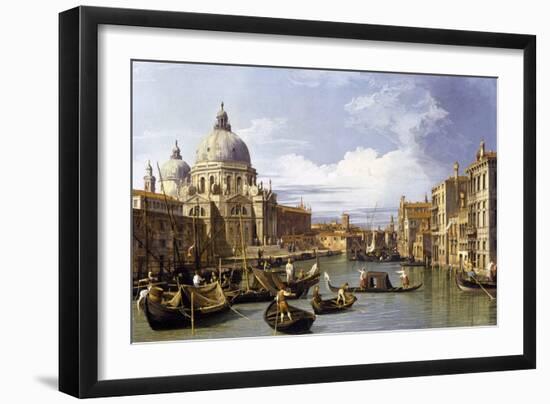 The Entrance to the Grand Canal-Canaletto-Framed Giclee Print