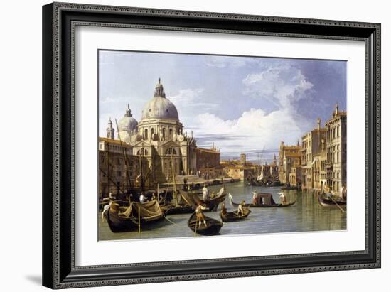 The Entrance to the Grand Canal-Canaletto-Framed Giclee Print