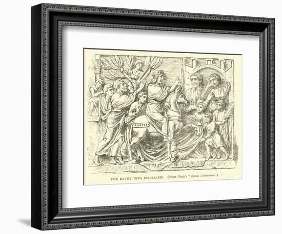 The Entry into Jerusalem-null-Framed Giclee Print