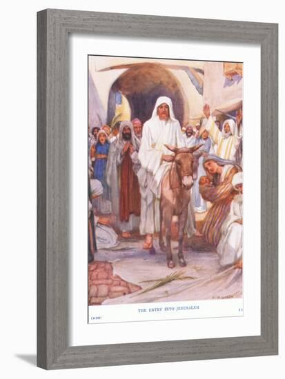 The Entry into Jerusalem-Arthur A. Dixon-Framed Giclee Print