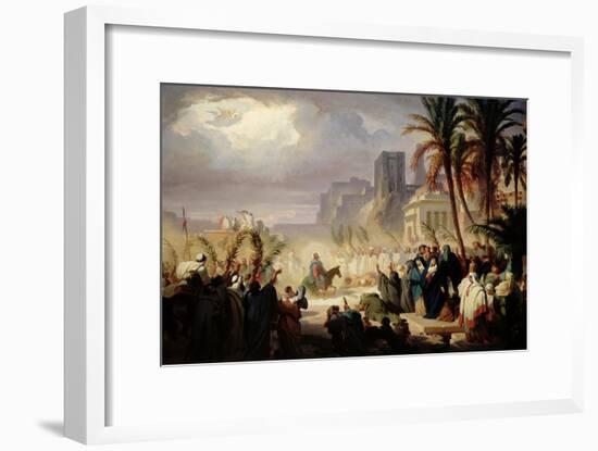 The Entry of Christ into Jerusalem-Louis Felix Leullier-Framed Giclee Print