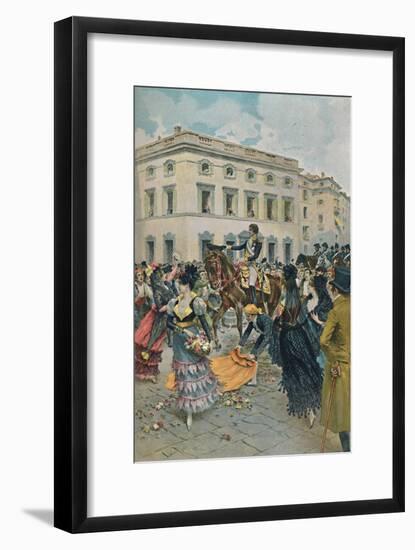 'The Entry of Ferdinand into Madrid', 23 March 1808, (1896)-Unknown-Framed Giclee Print