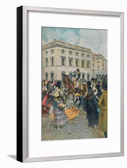 'The Entry of Ferdinand into Madrid', 23 March 1808, (1896)-Unknown-Framed Giclee Print