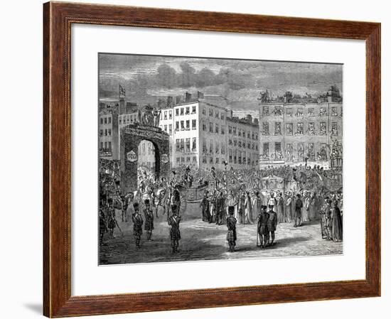 The Entry of George IV-null-Framed Giclee Print