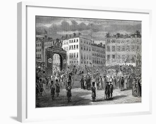 The Entry of George IV-null-Framed Giclee Print