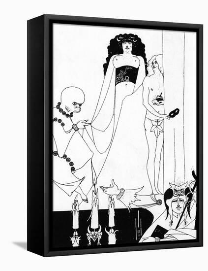 The Entry of Herodias-Aubrey Beardsley-Framed Stretched Canvas