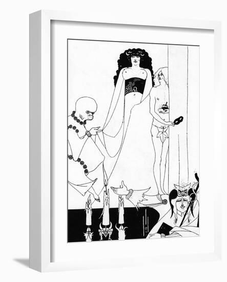 The Entry of Herodias-Aubrey Beardsley-Framed Art Print